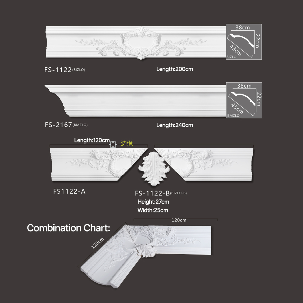FS-1122 - Carved Cornice Moulding - star.chihxltrading.com