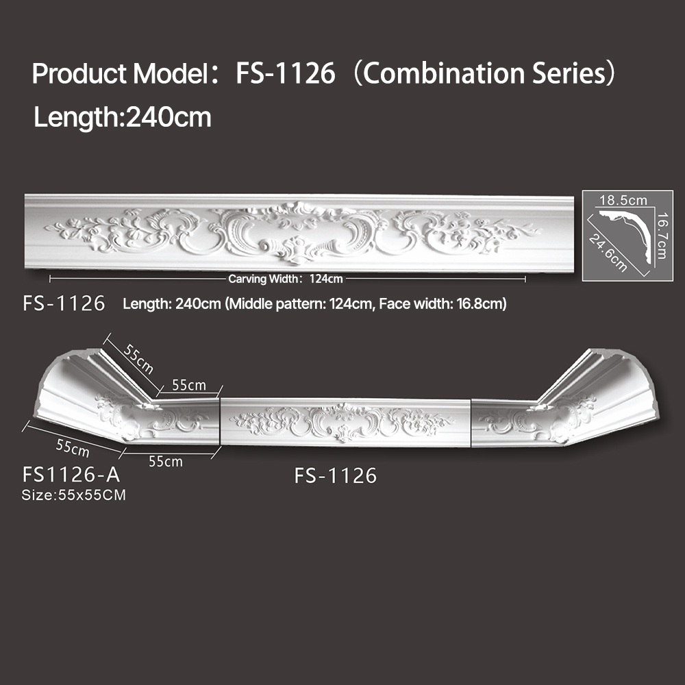 FS-1126 - Carved Cornice Moulding - star.chihxltrading.com